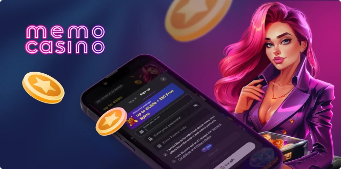 Logging in to Memo Casino